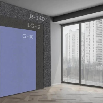 Odhlučnění stěny pomocí lepeného systému