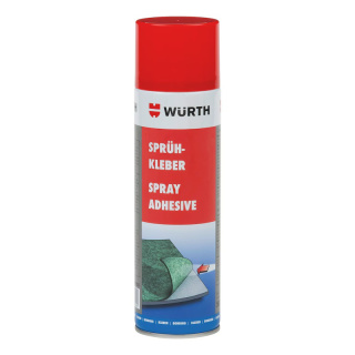 Sprejové kontaktní a montážní lepidlo na lehké materiály, rychleschnoucí, s nastavitelnou tryskou, 500 ml – Würth