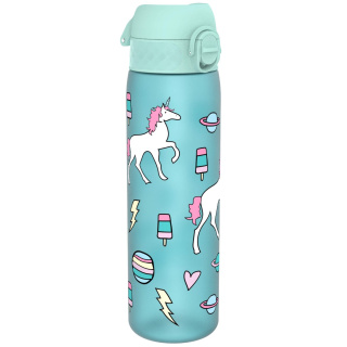 Láhev na vodu jednorožec modrozelená ION8 500ml