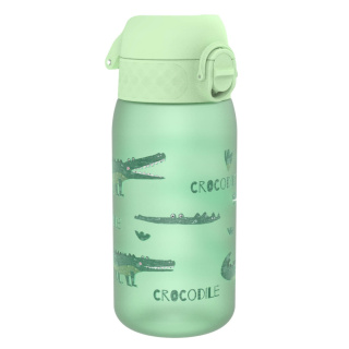 Láhev na vodu pro děti BPA Free krokodýl zelená 0,4 l