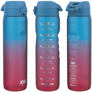 Láhev na vodu růžově modrá ION8 1100ml