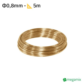 Mosazný drát Φ0,8mm 5m
