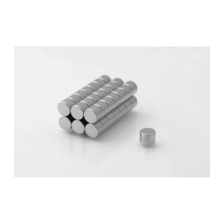 Neodymový magnet 10ks válcový MW 8x6 N38