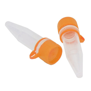 Eppendorf zkumavky s oranžovým uzávěrem 1,5 ml, balení 50 ks