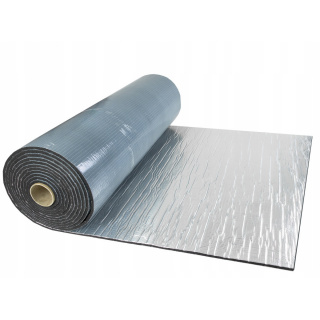 Samolepící izolační pěna vodotěsná guma s hliníkem 6mm 25x100cm ISOLMAT M06SH