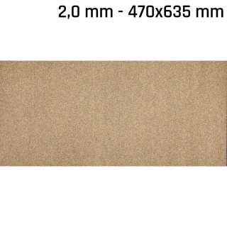 Těsnicí deska korkovo-gumová 470x635x2,0mm