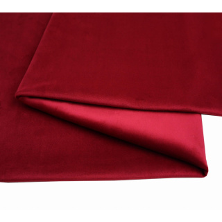 Tkanina aksamitní velur VELVET potahová bordó 50x145cm
