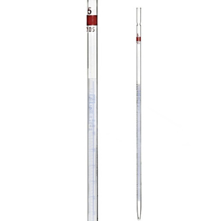 Vícedimenzionální pipeta, 1 ml, třída AS, s páskem Schellbacha