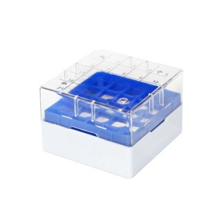 Kryo box na mrazení, 25 míst, 1,8 ml – PC, -190 až +121 °C, autoklávovatelný