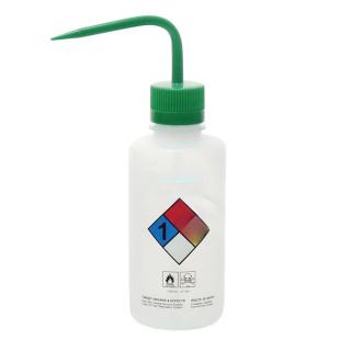 Tryska s potiskem Methanol, 500 ml, samoventilační, LDPE, závit 28 mm