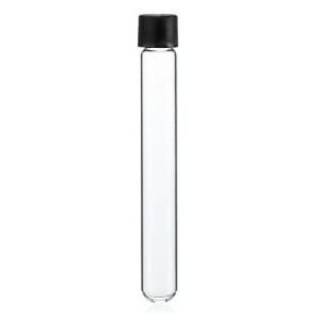 Skúmavka sklenená okrúhla s uzáverom 15x100 mm, objem 11 ml