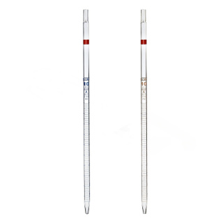 Vícedimenzionální pipeta, 2 ml (0,10 ml), třída A, hnědá stupnice, s certifikátem, DIN ISO 648