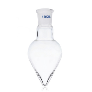 Srdcová banka, 5 ml, brus 14/23, borosilikátové sklo (BORO 3.3)