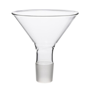 Sklenený lievik s brúsením 29/32, priemer 70 mm - laboratórny
