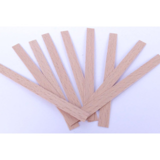 Dřevěný svíčkový knot 110x10 mm 10 ks