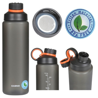 Láhev na vodu černá Casno 1000ml