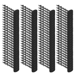 Kolíky na agrotkaninu 100ks 12,5cm černé