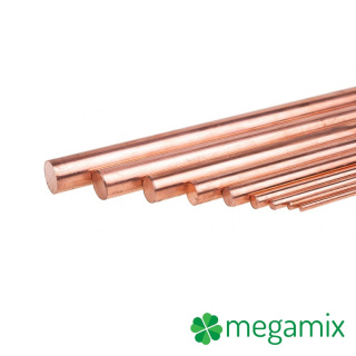 Měděná tyč kulatá
