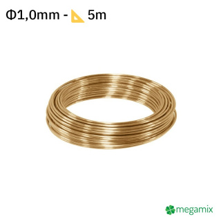 Mosazný drát Φ1,0mm 5m