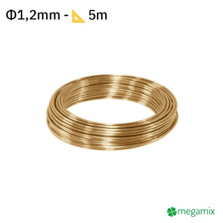 Mosazný drát Φ1,2mm 5m