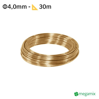 Mosazný drát Φ4,0mm 30m