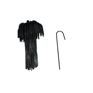 Ocelové kolíky na agrotextilie 100ks 15cm 3mm