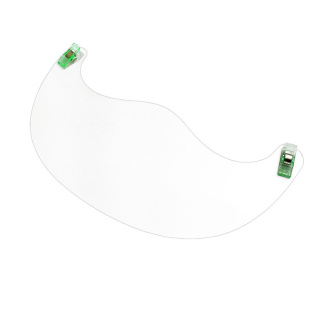 Ochranný kryt na obličej na brýle průhledný barevné kolíčky