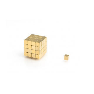 Pozlacený magnet 10ks MPL 5x5x5 N38