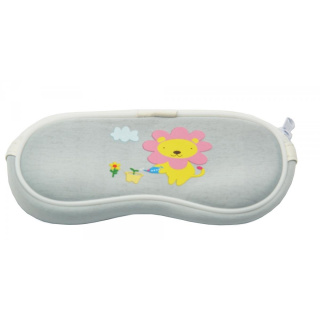 Pouzdro na brýle pro děti šedé s lvem SC-10B