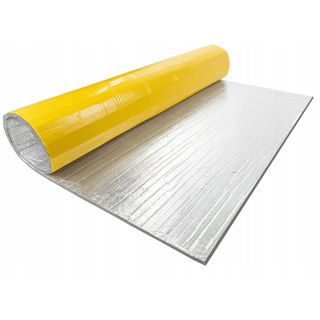 Samolepící zvukotěsná rohož 10mm 25x50cm tlumící pěna LT10ALU