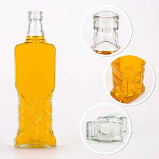 Skleněná láhev 500ml 25cm UKRAINKA