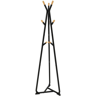 Stojanový věšák na podlahu do předsíně 49x49x172cm buk kov