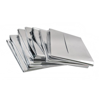 Termální fólie 140x210cm stříbrná na přežití záchranná přikrývka