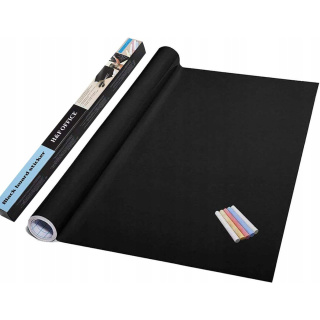 Velká samolepící křídová deska 45x200 cm + křída