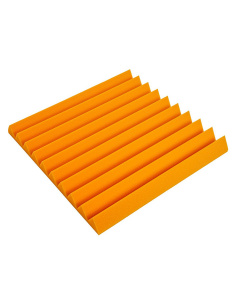 Akustický panel 50x50x5 cm oranžový samozhášivý nehořlavý