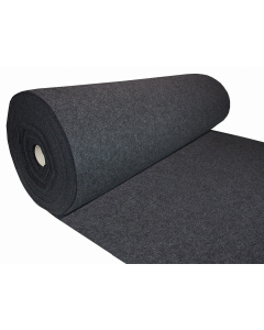 Tmavě &scaron;ed&aacute; měkk&aacute; filcov&aacute; netkan&aacute; textilie 3mm 150x50cm 400g/m&sup2;