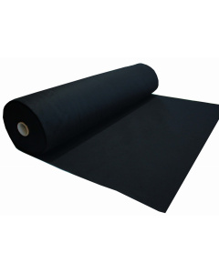 Čern&aacute; měkk&aacute; filcov&aacute; netkan&aacute; textilie 3mm 150x50cm 400g/m&sup2;