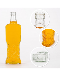 Skleněn&aacute; l&aacute;hev 500ml 25cm UKRAINKA