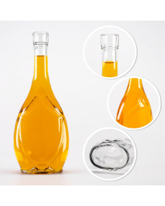 Skleněn&aacute; l&aacute;hev 500ml 26cm ICONA