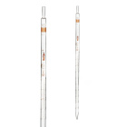 Vícedimenzionální pipeta, 10 ml, třída B, hnědá stupnice, "0" nahoře