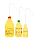 Tryska s potiskem Methanol, 1000 ml, žlutá, úzký hrdlo – PE-LD, ADR