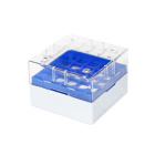 Kryo box na mrazení, 25 míst, 1,8 ml – PC, -190 až +121 °C, autoklávovatelný