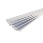 Hliníková plochá lišta tyč 80x25 mm
