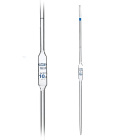Jednorázová pipeta, 5 ml, třída A, modrá stupnice, s certifikátem – DIN ISO 648