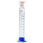 Měřicí válec skleněný s korkem PP a podstavcem PP, 100 ml, třída B