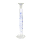 Odměrný válec skleněný s korkem PP, 25 ml, třída A, broušené spojení 14/23, s certifikátem – GLASSCO