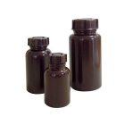 Laboratórna fľaša LDPE 1000 ml so širokým hrdlom GL 65, hnedá