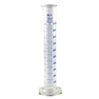 Odmerný valec sklenený 1000 ml, trieda A, modrá stupnica, borosilikátové sklo 3.3