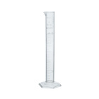 Měřicí válec z PMP, třída A, s výlevkou a vyraženou stupnicí – 50 ml, DIN 12681, ISO 6706
