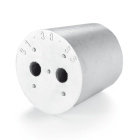 Gumová zátka fi 22/17 mm, výška 25 mm, s 2 otvormi – laboratórna guma